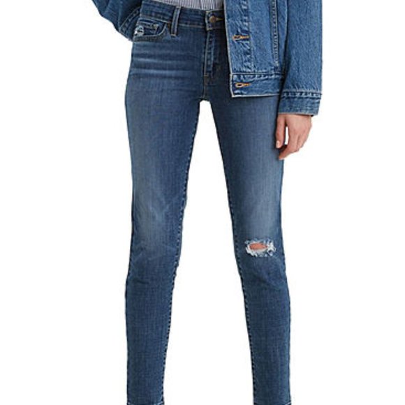 Levi's Denim - LEVI'S PREMIUM 711 MID-RISE SKINNY JEANS